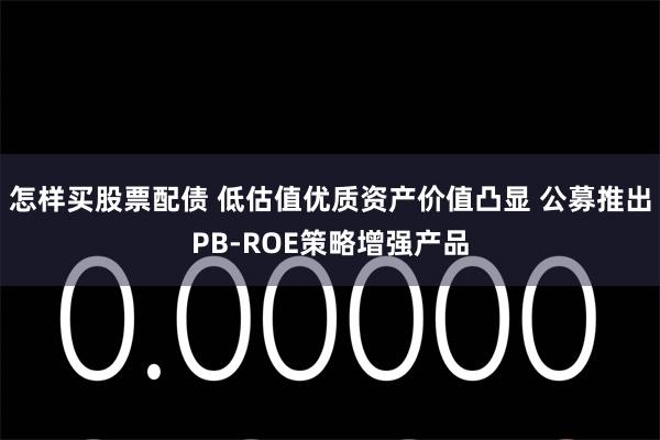 怎样买股票配债 低估值优质资产价值凸显 公募推出PB-ROE策略增强产品